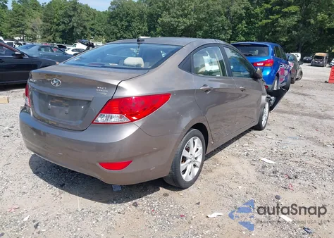 2012 Hyundai Accent Gls from USA, damaged, VIN KMHCU4AE3CU069776